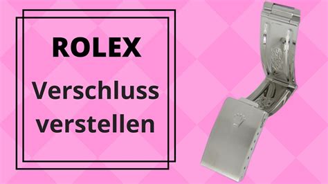 rolex armband verschluss einstellen|Rolex Schließe einstellen, Rolex Schnellverschluss verstellen.